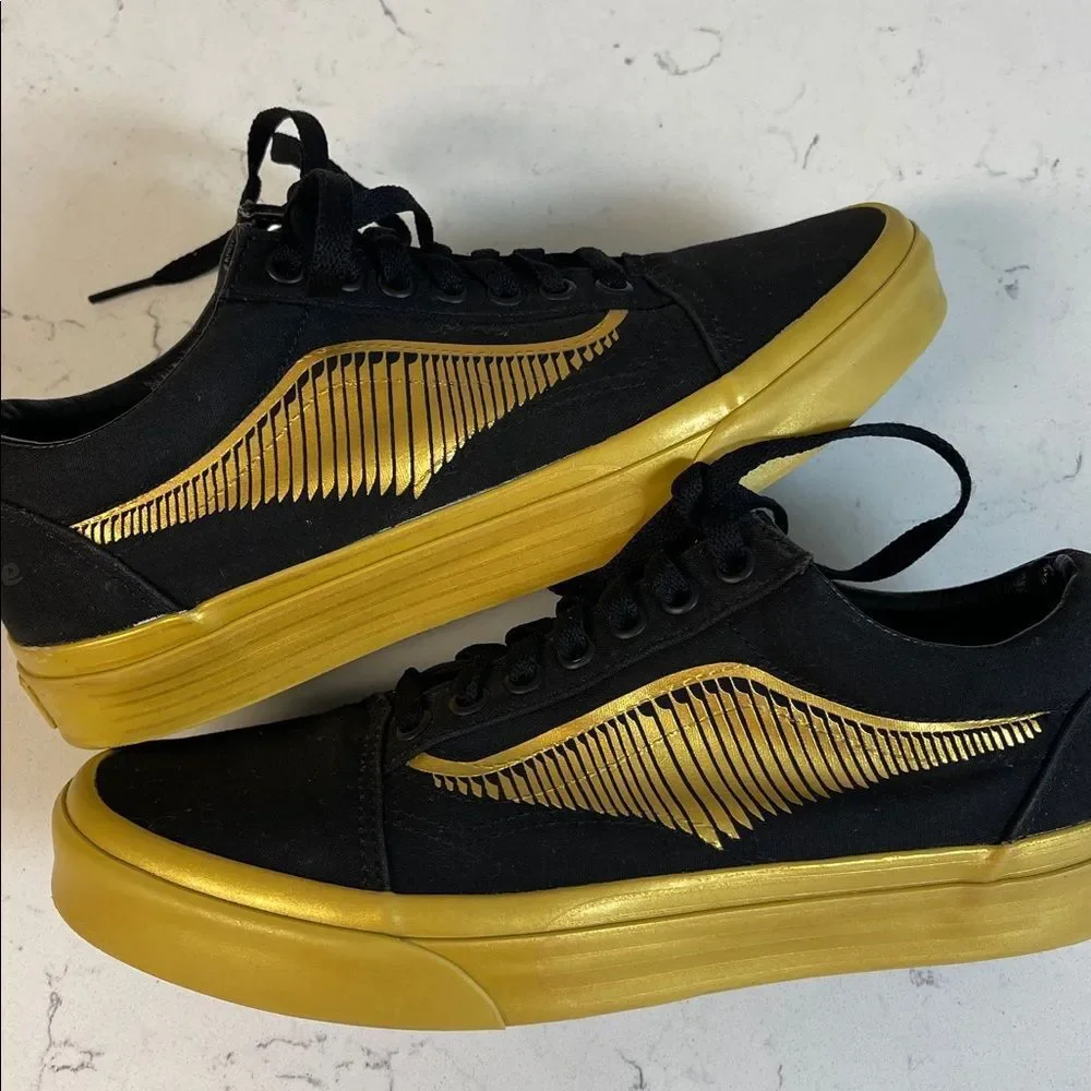 Harry Potter x Vans Old Skool 'Golden Snitch' Unisex Mens 7.5 Women’s 9.0